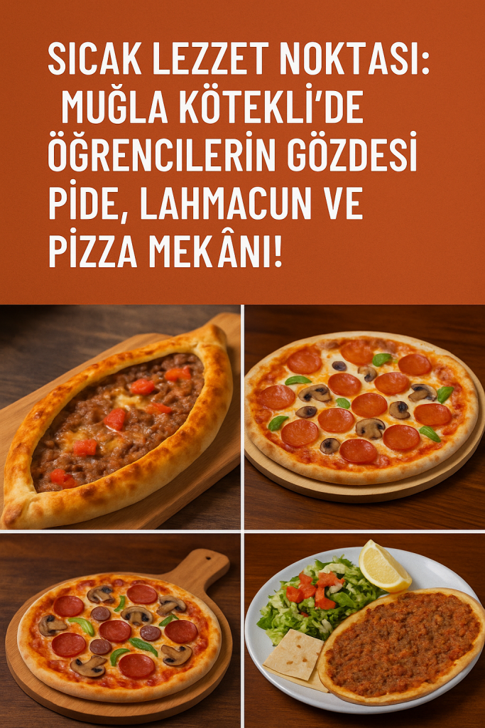 Pamukkale pide Lahmacun Kötekli Kalender Pide
